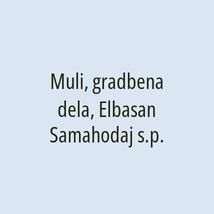 Muli, gradbena dela, Elbasan Samahodaj s.p. - Logotip