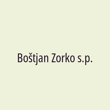 Boštjan Zorko s.p.