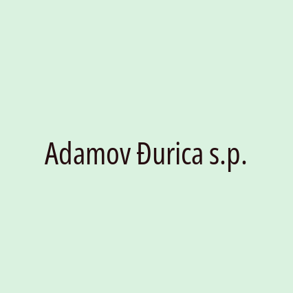 Adamov Đurica s.p.