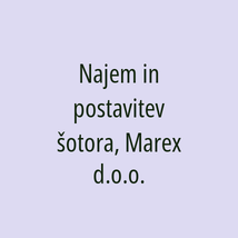 Najem in postavitev šotora, Marex d.o.o. - Logotip