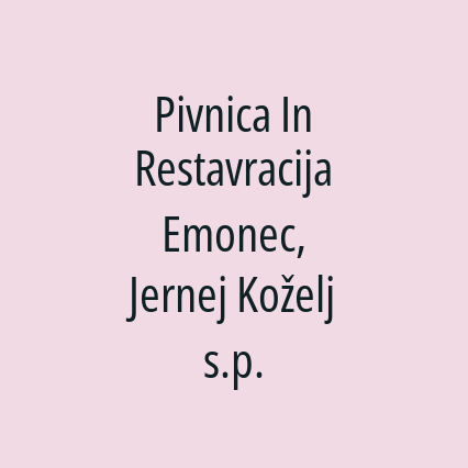 Pivnica In Restavracija Emonec, Jernej Koželj s.p. - Logotip