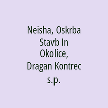 Neisha, Oskrba Stavb In Okolice, Dragan Kontrec s.p. - Logotip