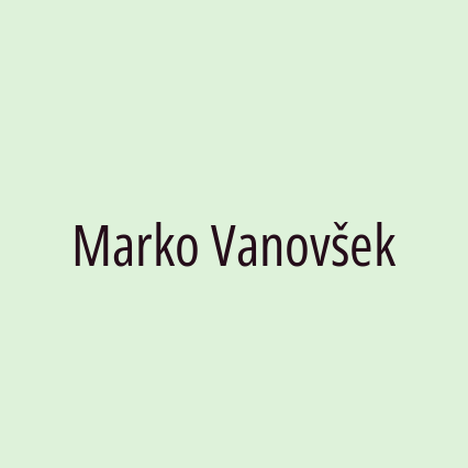 Marko Vanovšek