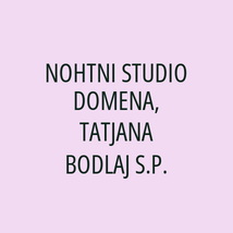 NOHTNI STUDIO DOMENA, TATJANA BODLAJ S.P. - Logotip