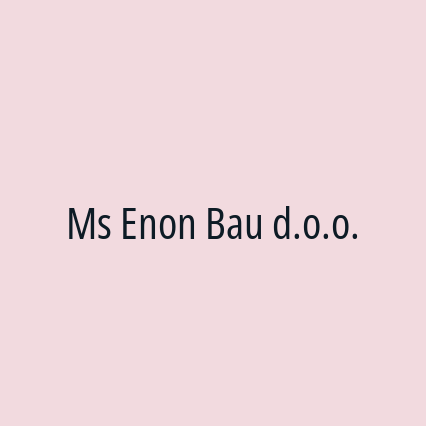 Ms Enon Bau d.o.o. - Logotip