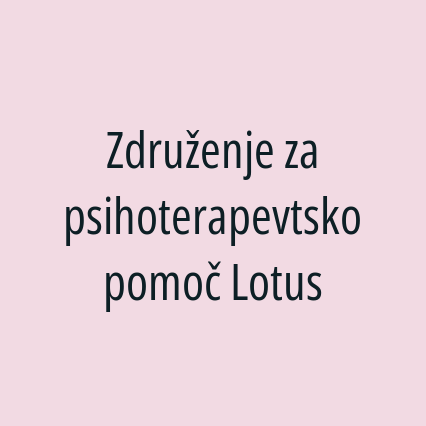 Združenje za psihoterapevtsko pomoč Lotus