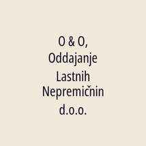 O & O, Oddajanje Lastnih Nepremičnin d.o.o. - Logotip