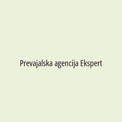 Prevajalska agencija Ekspert