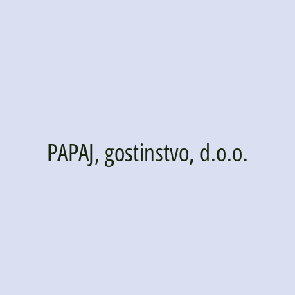 PAPAJ, gostinstvo, d.o.o. - Logotip