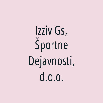 Izziv Gs, Športne Dejavnosti, d.o.o. - Logotip