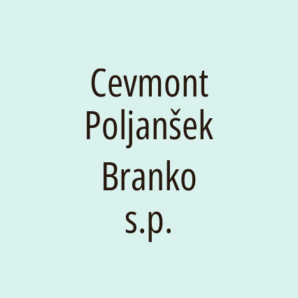 Cevmont Poljanšek Branko s.p. - Logotip