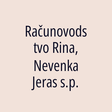 Računovodstvo Rina, Nevenka Jeras s.p.