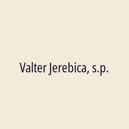 Valter Jerebica, s.p. - Logotip