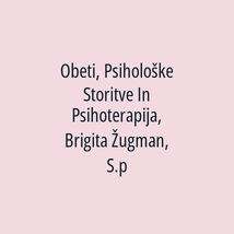 Obeti, Psihološke Storitve In Psihoterapija, Brigita Žugman, S.p - Logotip