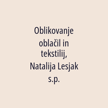 Oblikovanje oblačil in tekstilij, Natalija Lesjak s.p. - Logotip