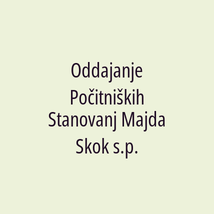 Oddajanje Počitniških Stanovanj Majda Skok s.p. - Logotip