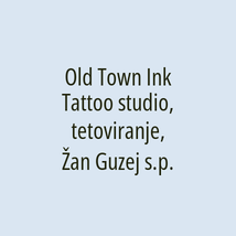 Old Town Ink Tattoo studio, tetoviranje, Žan Guzej s.p. - Logotip