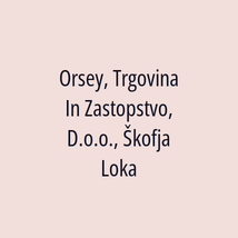 Orsey, Trgovina In Zastopstvo, D.o.o., Škofja Loka - Logotip