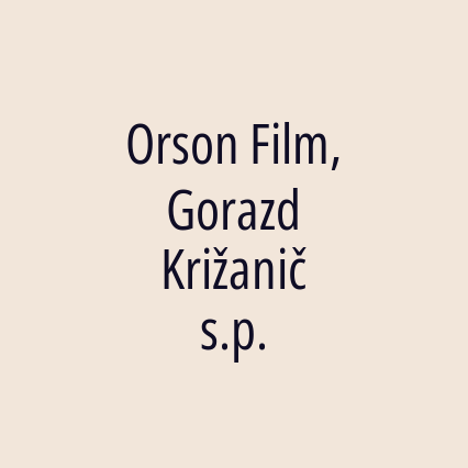 Orson Film, Gorazd Križanič s.p. - Logotip