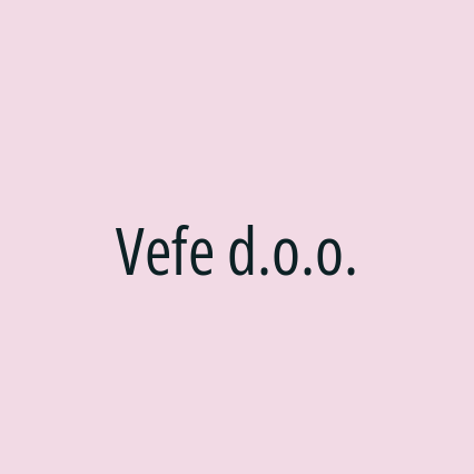 Vefe d.o.o.