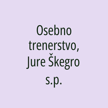 Osebno trenerstvo, Jure Škegro s.p. - Logotip