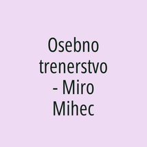 Osebno trenerstvo  - Miro Mihec - Logotip