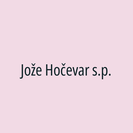 Jože Hočevar s.p.