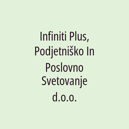 Infiniti Plus, Podjetniško In Poslovno Svetovanje d.o.o. - Logotip