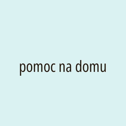 pomoc na domu