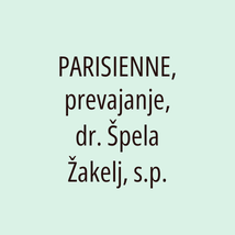 PARISIENNE, prevajanje, dr. Špela Žakelj, s.p. - Logotip