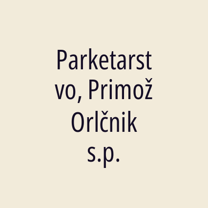 Parketarstvo, Primož Orlčnik s.p. - Logotip