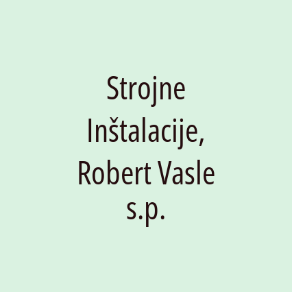 Strojne Inštalacije, Robert Vasle s.p. - Logotip