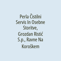 Perla Čistilni Servis In Osebne Storitve, Grozdan Ristić S.p., Ravne Na Koroškem - Logotip