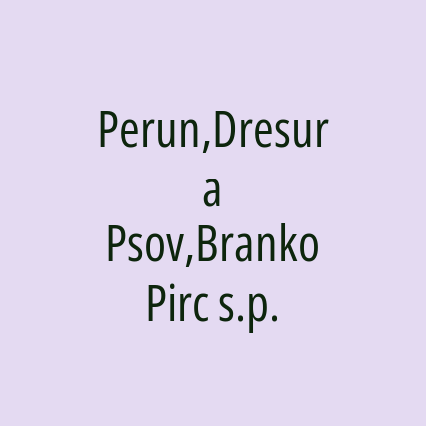 Perun,Dresura Psov,Branko Pirc s.p. - Logotip