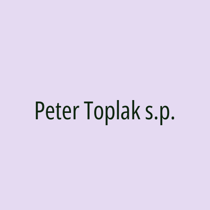 Peter Toplak s.p. - Logotip