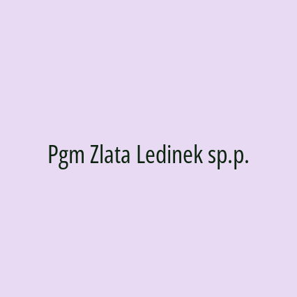 Pgm Zlata Ledinek sp.p. - Logotip