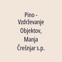 Pino - Vzdrževanje Objektov, Manja Črešnjar s.p. - Logotip