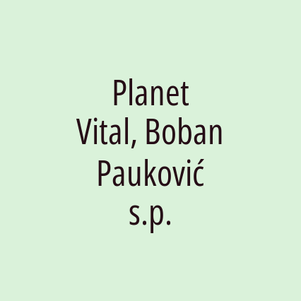 Planet Vital, Boban Pauković s.p. - Logotip