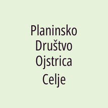 Planinsko Društvo Ojstrica Celje - Logotip