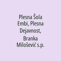 Plesna Šola Embi, Plesna Dejavnost, Branka Milošević s.p. - Logotip