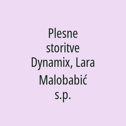 Plesne storitve Dynamix, Lara Malobabić s.p. - Logotip