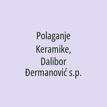 Polaganje Keramike, Dalibor Đermanović s.p. - Logotip