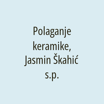 Polaganje keramike, Jasmin Škahić s.p. - Logotip