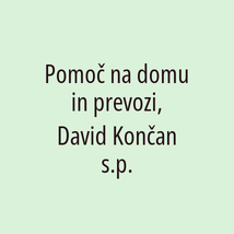 Pomoč na domu in prevozi, David Končan s.p. - Logotip