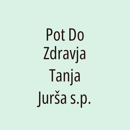 Pot Do Zdravja Tanja Jurša s.p. - Logotip