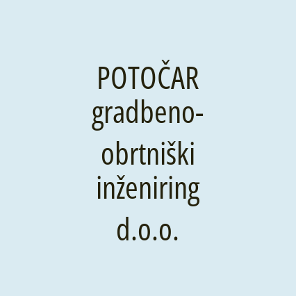 POTOČAR gradbeno-obrtniški inženiring d.o.o. - Logotip