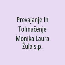 Prevajanje In Tolmačenje Monika Laura Žula s.p. - Logotip