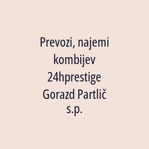 Prevozi, najemi kombijev 24hprestige Gorazd Partlič s.p. - Logotip