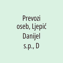 Prevozi oseb, Ljepić Danijel s.p., D - Logotip