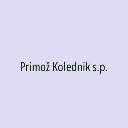 Primož Kolednik s.p. - Logotip